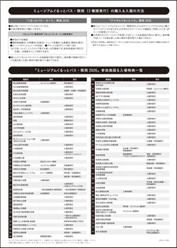 ミュージアムぐるっとパス・関西チラシ